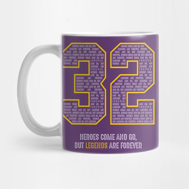 johnson Basketball Magic Los Angeles 32 Legend by TEEWEB